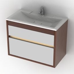 Wash Basin Cabinet 3d model