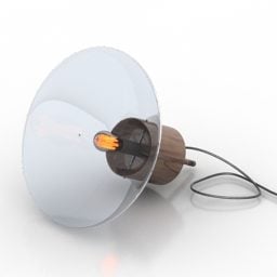 빈티지 램프 전구 3d 모델