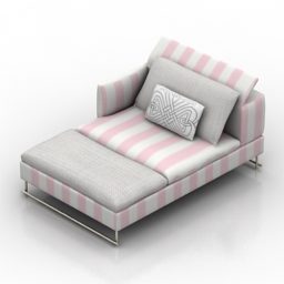 Waiting Lounge Sofa 3d-modell