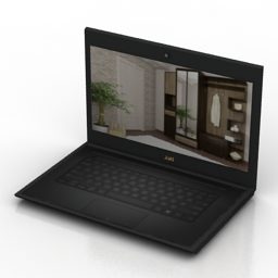 Notebook Dell Inspiron 14inch 3d model