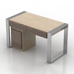 Table With Minimalist Steel Leg