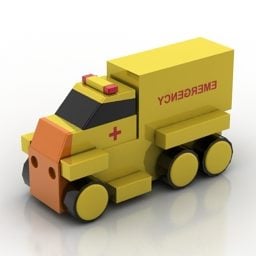 Truck Toy Car 3d model