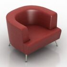 Curved Back Armchair