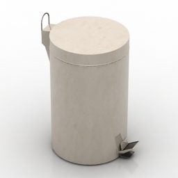 Cylinder Trash Bin 3d model