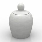 Porcelain Vase With Cap