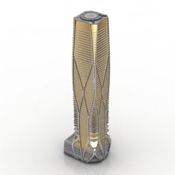 3D model Tower Building Zaha Hadid Architect