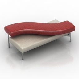 Classic Sofa Carved Edge Style 3d model