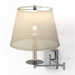 Sconce Lamp Big Shade 3d model