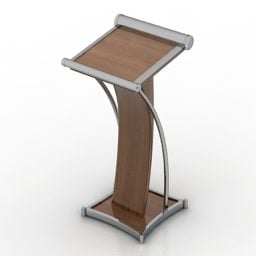 Wood Rack Tribune 3d model