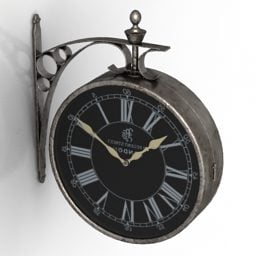 โมเดล 3 มิติของ Street Clock Regent