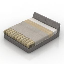 Upholstery Bed Bogart 3d model
