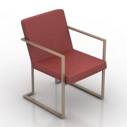 Armchair Furniture For Salon Center 3d model
