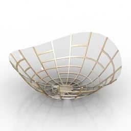Skleněná váza Dekorativní Ware 3D model