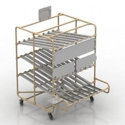 Winkelwagen Ikea Keukenstandaard 3D-model