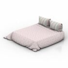 Low Bed With Bedclothes Set