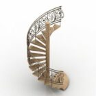 Spiral Stair Antique Rails