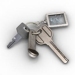 3D model ocelových klíčů