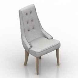 Elegante stoel Chicago 3D-model