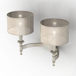 Wall Sconce Lamp Dual Shades