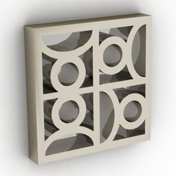 Wood Panel Decorative 3d model