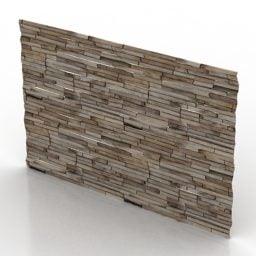 Tiles Stone Wall Decoration 3d model