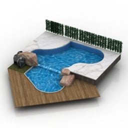 Have pool dekoration 3d model