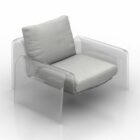 Transparent Plastic Armchair