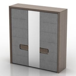 Wardrobe Cabinet Mdf Wooden 3d model