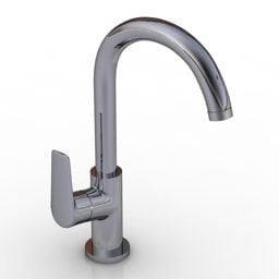 Faucet Stainless Steel 3d model