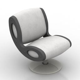 Armchair Smooth Pad 3d model
