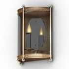 Medieval Brass Wall Sconce