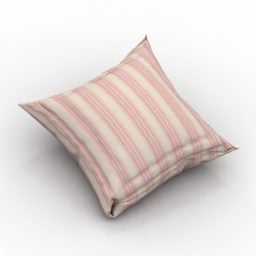 Set Of Textile Pillows For Sofa Decoration 3d model