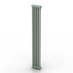 Modello 3d verticale del sistema di radiatori