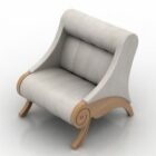 Cadre incurvé de fauteuil lisse moderne