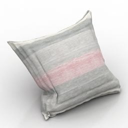 Grey Pillow 3d model