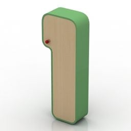 Tv Locker Contemporary Design 3d model