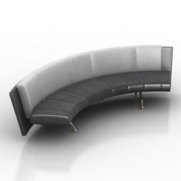 Canapé d'attente modèle 3D