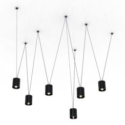 Contemporary Pendant Lamp Wire Hanger 3d model