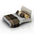 Almohada de colchón de cama doble