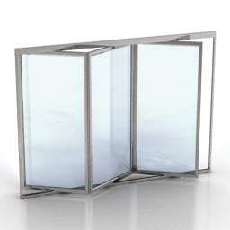 Modello 3d del frame di trasformazione della finestra