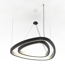 Contemporary Ceiling Lamp Circolo 3d model