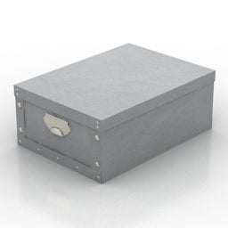 Contenedor Caja Acero Material Modelo 3d