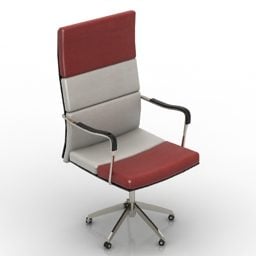 3д модель офисного кресла для персонала в стиле Wheels
