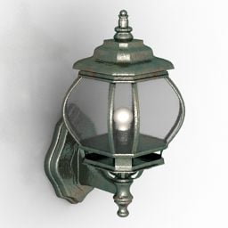 Antieke schanslamp Elektro 3D-model