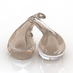 Glass Vase Contemporary 3d model