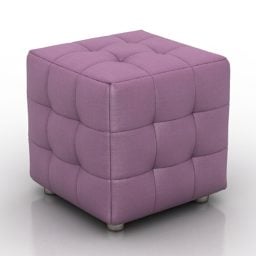 Upholstery Cubic Seat 3d model