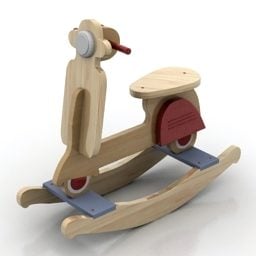 Rocking Scooter Toy 3d model