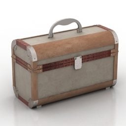 Klassisk lædertaske 3d model