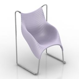 Colección de sillones de salón modelo 3d