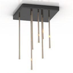 3д модель потолочного светильника Drop Lighting Bar